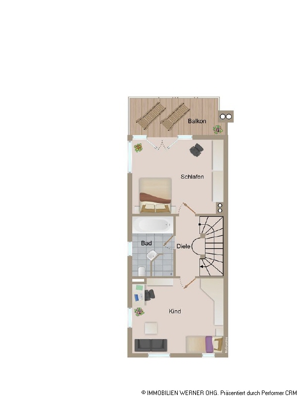 Grundriss Obergeschoss