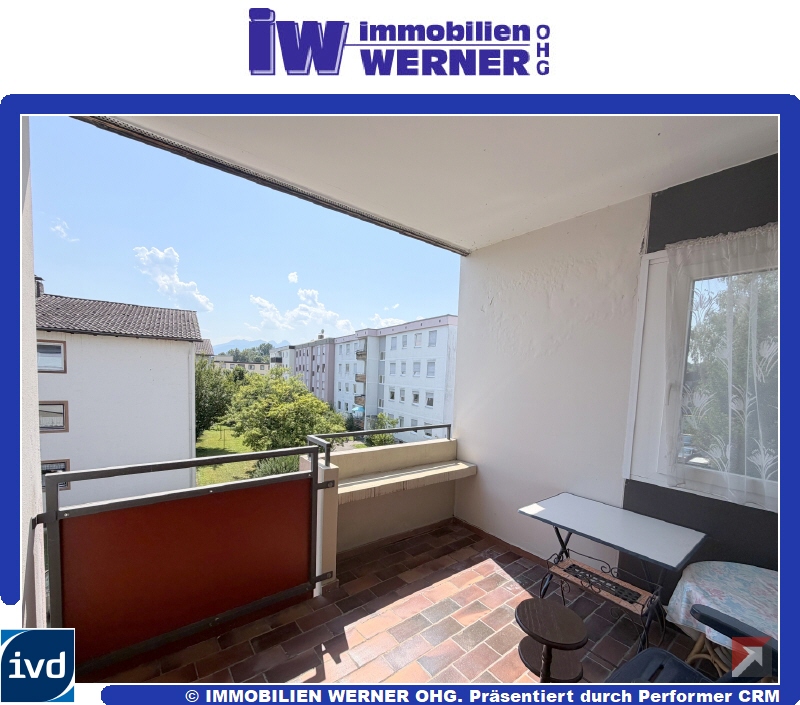 Tolle, überdachte Süd-Loggia