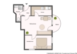 Grundriss - ***Top gepflegt und sofort bezugsfertig! 2-Zimmer-Wohnung mit Balkon in Zentrumsnähe***