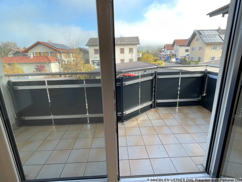 Der kleinere der beiden Balkone