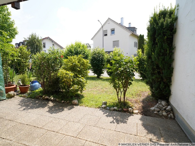 Blick auf die Terrasse