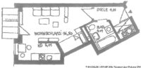 Der Grundriss der Wohnung