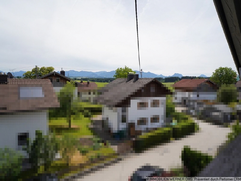 Ausblick von der Loggia nach Osten