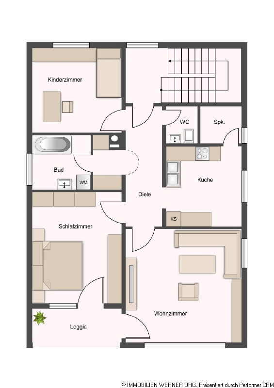 Grundriss Obergeschoss