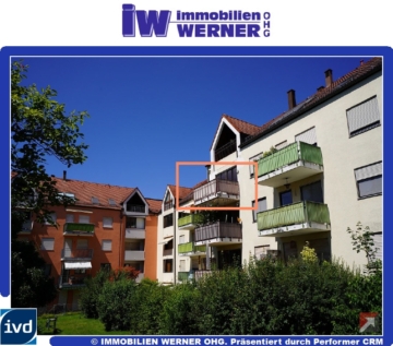 ***Zentral. Ruhig. Bezugsfrei. 3-Zimmer-Wohnung mit Balkon und TG-Stellplatz***, 83022 Rosenheim, Etagenwohnung