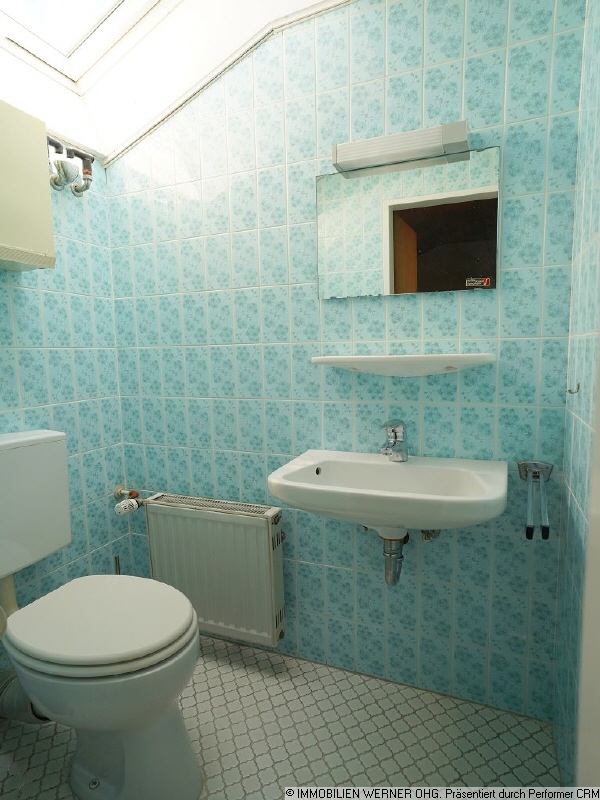 Das zusätzliche WC im DG