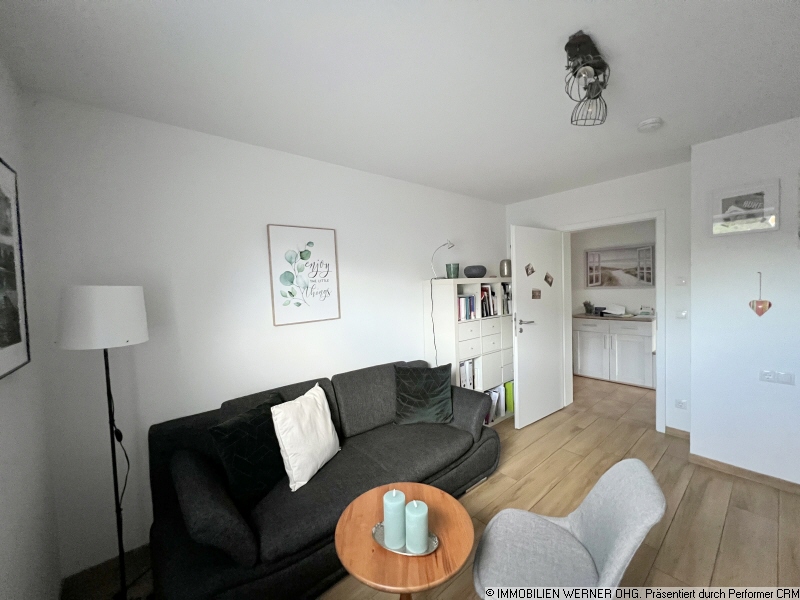 Eines der Zimmer im EG