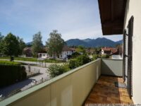 Der Balkon mit Bergblick
