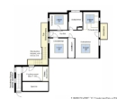 Grundriss - ***Moderne und charmante 3-Zimmer-DG Wohnung mit EBK und 2 Balkonen***