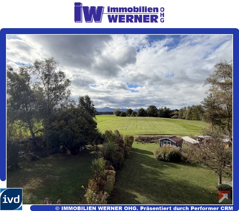 Der Ausblick vom Balkon