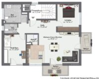 Der Grundriss der Wohnung