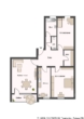Grundriss - ***Freie 3-Zimmer-Wohnung am südl. Stadtrand – mit Balkon, TG und guter Anbindung***