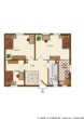 Grundriss Obergeschoss - ***Doppelhaushälfte mit tollem Garten – stadtnah und ruhig (Erbbaurecht)***