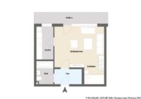 Der Grundriss der Wohnung
